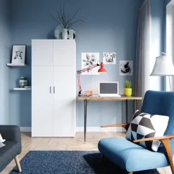 Aktenregal Frank Weiß 80 x 182.4 cm Vicco