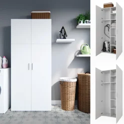 Aktenregal Ingo Weiß 80 x 182.4 cm Vicco