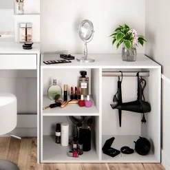 Anstellschrank Isabelle Weiß 80.1 x 65 cm Vicco