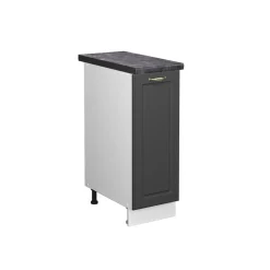 Apothekerschrank Fame-Line Anthrazit-Gold 30 cm , AP Anthrazit Vicco