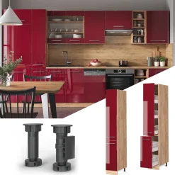 Apothekerschrank Fame-Line Bordeaux Hochglanz 30 cm Vicco