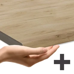 Apothekerschrank Fame-Line Weiß Hochglanz 30 cm , AP Eiche Vicco