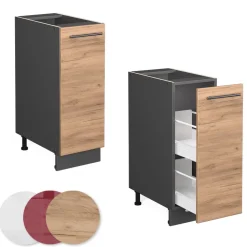 Apothekerschrank Fame-Line Goldkraft Eiche 30 cm , AP Eiche Vicco