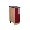 Apothekerschrank Fame-Line Bordeaux Hochglanz 30 cm , AP Anthrazit Vicco