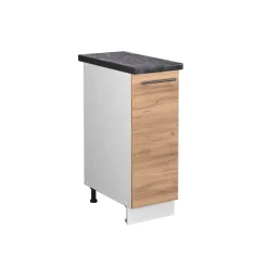 Apothekerschrank Fame-Line Goldkraft Eiche 30 cm , AP Anthrazit Vicco