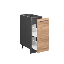 Apothekerschrank Fame-Line Goldkraft Eiche 30 cm ohne Arbeitsplatte Vicco