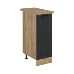 Apothekerschrank R-Line Anthrazit Landhaus 30 cm , AP Eiche Vicco