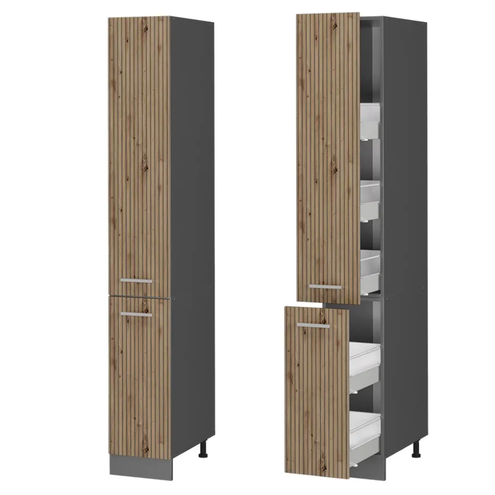 Apothekerschrank R-Line Artisan-Eiche 30 cm Vicco