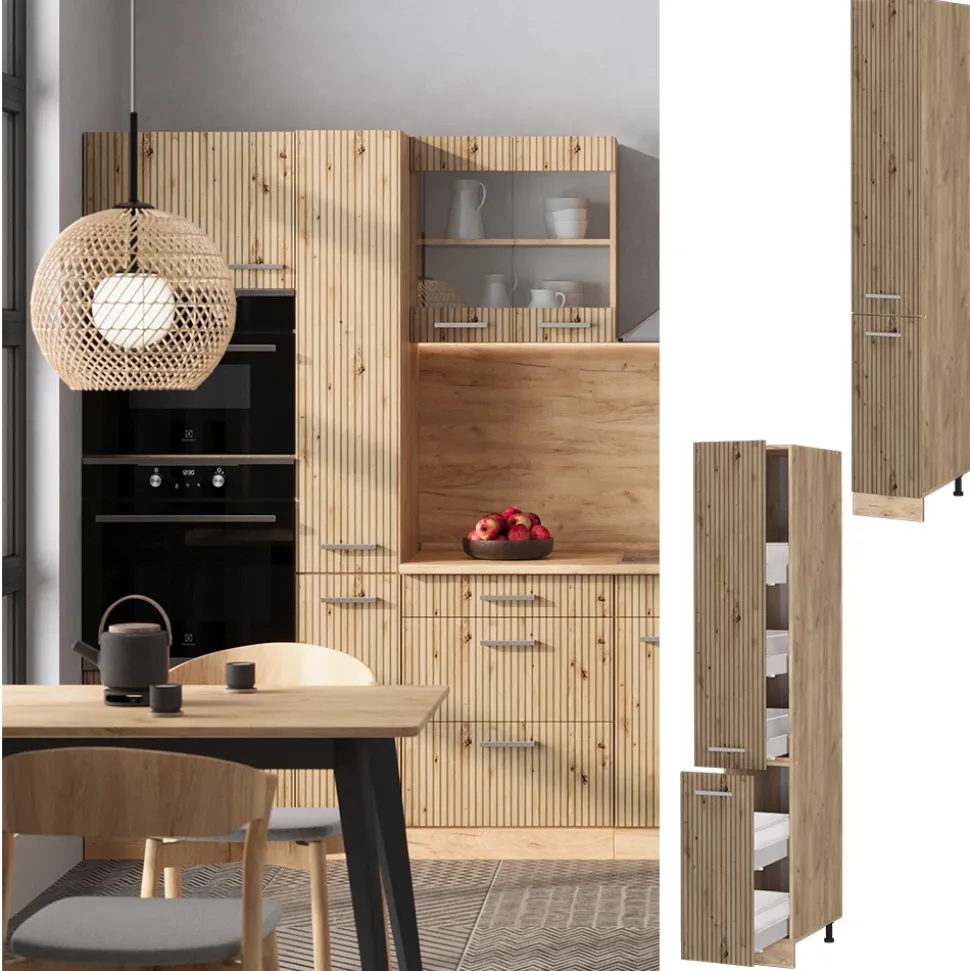 Apothekerschrank R-Line Artisan-Eiche 30 cm Vicco