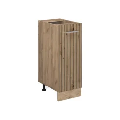 Apothekerschrank R-Line Artisan-Eiche 30 cm ohne Arbeitsplatte Vicco