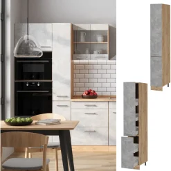 Apothekerschrank R-Line Beton 30 cm Vicco