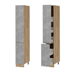 Apothekerschrank R-Line Beton 30 cm Vicco