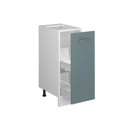 Apothekerschrank R-Line Blau-Grau 30 cm , AP Anthrazit Vicco