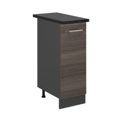 Apothekerschrank R-Line Edelgrau 30 cm , AP Anthrazit Vicco