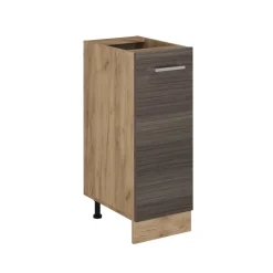 Apothekerschrank R-Line Edelgrau 30 cm ohne Arbeitsplatte Vicco