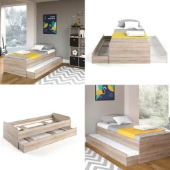 Ausziehbett Enzo Sonoma 90x200 cm Vitalispa