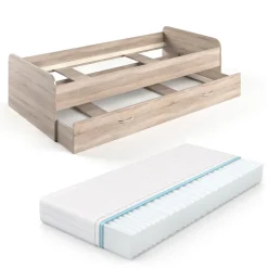 Ausziehbett Enzo Sonoma 90x200 cm mit Matratze Vitalispa