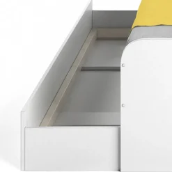 Ausziehbett Enzo Weiß 90x200 cm Vitalispa