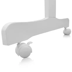 Babybett Beige 100 x 77 cm mit Rollen Vitalispa