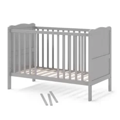 Babybett Tobi Grau 60x120 cm Vitalispa