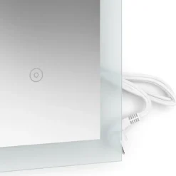 Badezimmerspiegel Weiß 60 x 40 cm Vicco