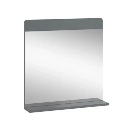 Badezimmerspiegel Izan Grau 60 x 62 cm Vicco