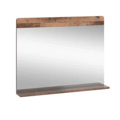 Badezimmerspiegel Izan Oldstyle 80.1 x 62 cm mit Ablage Vicco