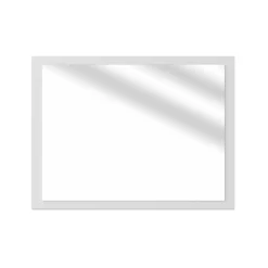 Badezimmerspiegel Kiko Weiß Hochglanz/Weiß 45 x 60 cm Vicco