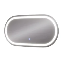 Badezimmerspiegel Miral Glas 100 x 2.8 cm mit Frontlight Beleuchtung Vicco