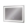 Badezimmerspiegel Miral Glas 60 x 2.8 cm mit Frontlight Beleuchtung Vicco