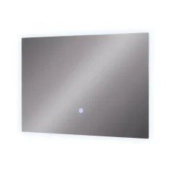 Badezimmerspiegel Miral Glas 60 x 2.8 cm mit Backlight Beleuchtung Vicco