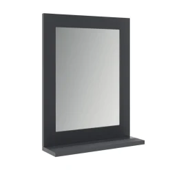 Badezimmerspiegel Vilda Grau 40 x 50 cm Vicco