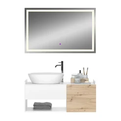 Badmöbel-Set Alf Weiß 2 Teile Vicco