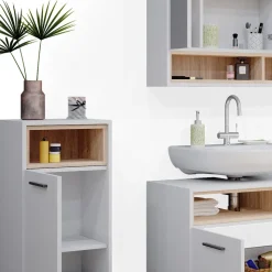 Badmöbel-Set Beatrice Weiß 3 Teile Vicco