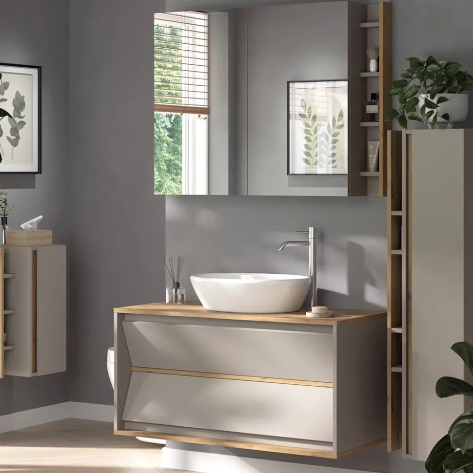 Badmöbel-Set Edelin Cashmere 4 Teile Vicco