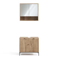 Badmöbel-Set Eliza Viking Oak 2 Teile Vicco