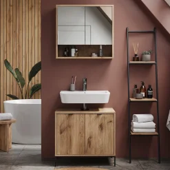 Badmöbel-Set Eliza Viking Oak 2 Teile Vicco