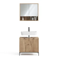 Badmöbel-Set Eliza Viking Oak 2 Teile Vicco