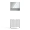 Badmöbel-Set Eliza Weiß 2 Teile Vicco