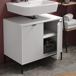 Badmöbel-Set Eliza Weiß 2 Teile Vicco
