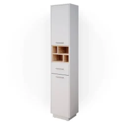 Badschrank Beatrice Weiß 38 x 190 cm Vicco