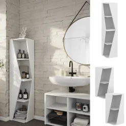 Badschrank Benno Weiß 31.6 x 70.5 cm mit 3 Ablagen Vicco