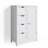 Badschrank Bianco Weiß 55 x 81 cm Vicco