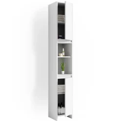 Badschrank Emma Weiß 30 x 190 cm Vicco