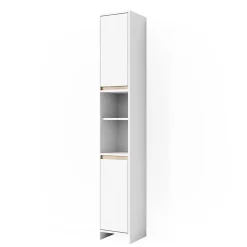 Badschrank Emma Weiß/Sonoma 30 x 190 cm Vicco