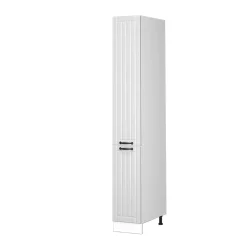 Badschrank Fame-Line Weiß Landhaus 30 x 206.8 cm Vicco