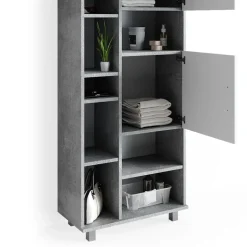 Badschrank Ilias Beton 60 x 190 cm Vicco
