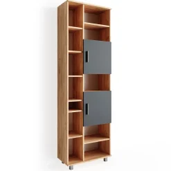 Badschrank Ilias Goldkraft Eiche 60 x 190 cm Vicco