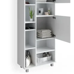 Badschrank Ilias Weiß 60 x 190 cm Vicco