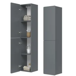 Badschrank Izan Grau 36.6 x 171.6 cm Vicco